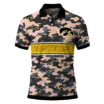 Iowa Hawkeyes Polo Shirt Customized Camo Band Black Best Selling