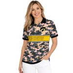 Iowa Hawkeyes Polo Shirt Customized Camo Band Black Best Selling
