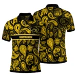 Iowa Hawkeyes Polo Shirt Customized Paisley Band Black Best Selling