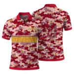 Iowa State Cyclones Polo Shirt Custom Camo Band Red Best Selling
