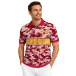 Iowa State Cyclones Polo Shirt Custom Camo Band Red Best Selling