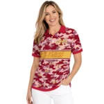 Iowa State Cyclones Polo Shirt Custom Camo Band Red Best Selling