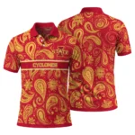 Iowa State Cyclones Polo Shirt Custom Paisley Band Red Best Selling