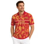 Iowa State Cyclones Polo Shirt Custom Paisley Band Red Best Selling
