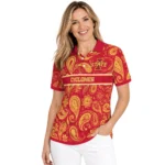 Iowa State Cyclones Polo Shirt Custom Paisley Band Red Best Selling