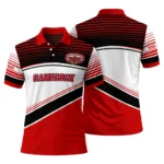 Jacksonville State Gamecocks Polo Shirt Custom Slanted Stripes Red White Best Selling