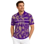James Madison Dukes Polo Shirt Customized Paisley Band Purple Best Selling