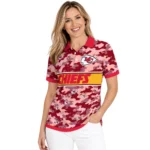 Kansas City Chiefs Polo Shirt Personalized Camo Band Red Best Selling