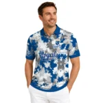Kansas City Royals Polo Shirt Customized Pixel Camo Royal Blue Best Selling
