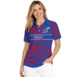 Kansas Jayhawks Polo Shirt Personalized Paisley Band Blue Best Selling
