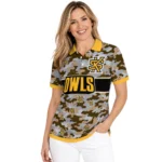 Kennesaw State Owls Polo Shirt Customized Camo Band Gold Best Selling