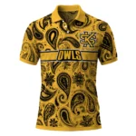 Kennesaw State Owls Polo Shirt Customized Paisley Band Gold Best Selling