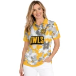 Kennesaw State Owls Polo Shirt Customized Pixel Camo Gold Best Selling