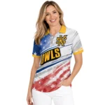 Kennesaw State Owls Polo Shirt Customized Star Stripes Red Blue Best Selling