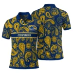 Kent State Golden Flashes Polo Shirt Custom Paisley Band Navy Blue Best Selling