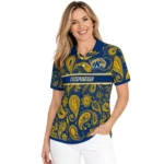 Kent State Golden Flashes Polo Shirt Custom Paisley Band Navy Blue Best Selling