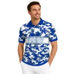 Kentucky Wildcats Polo Shirt Custom Camo Band Blue Best Selling