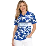 Kentucky Wildcats Polo Shirt Custom Camo Band Blue Best Selling