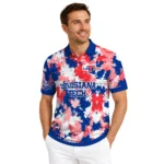 La Tech Polo Shirt Personalized Pixel Camo Blue Best Selling