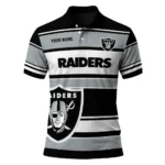 Las Vegas Raiders Polo Shirt Personalized Horizontal Blocks Black Best Selling