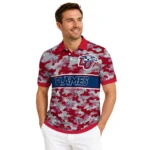 Liberty Flames Polo Shirt Personalized Camo Band Red Best Selling