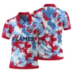 Liberty Flames Polo Shirt Personalized Pixel Camo Red Best Selling