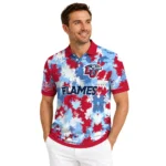 Liberty Flames Polo Shirt Personalized Pixel Camo Red Best Selling