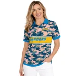 Los Angeles Chargers Polo Shirt Customized Camo Band Blue Best Selling