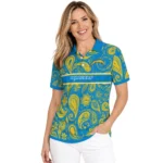 Los Angeles Chargers Polo Shirt Customized Paisley Band Blue Best Selling