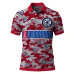 Los Angeles Clippers Polo Shirt - Personalized Camo Band Red