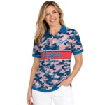 Los Angeles Dodgers Polo Shirt Custom Camo Band Blue Best Selling