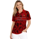 Louisville Cardinals Polo Shirt Customized Paisley Band Red Best Selling