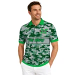 Marshall Thundering Herd Polo Shirt Custom Camo Band Green Best Selling
