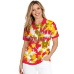 Maryland Terrapins Polo Shirt Customized Pixel Camo Red Best Selling