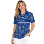 Memphis Tigers Polo Shirt Custom Paisley Band Blue Best Selling