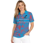 Miami Marlins Polo Shirt Customized Paisley Band Blue Best Selling