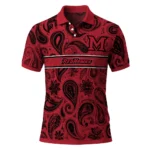 Miami Redhawks Polo Shirt Customized Paisley Band Red Best Selling