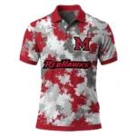 Miami Redhawks Polo Shirt Customized Pixel Camo Red Best Selling