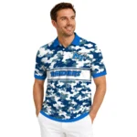 Middle Tennessee Blue Raiders Polo Shirt Custom Camo Band Blue Best Selling