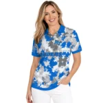 Middle Tennessee Blue Raiders Polo Shirt Custom Pixel Camo Blue Best Selling