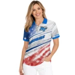 Middle Tennessee Blue Raiders Polo Shirt Custom Star Stripes Red Blue Best Selling