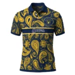 Milwaukee Brewers Polo Shirt Personalized Paisley Band Navy Blue Best Selling