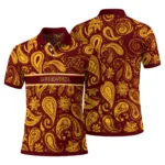 Minnesota Golden Gophers Polo Shirt Customized Paisley Band Maroon Best Selling