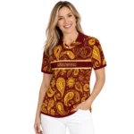 Minnesota Golden Gophers Polo Shirt Customized Paisley Band Maroon Best Selling