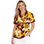 Minnesota Golden Gophers Polo Shirt Customized Pixel Camo Maroon Best Selling