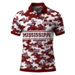 Mississippi State Bulldogs Polo Shirt Customized Camo Band Maroon Best Selling