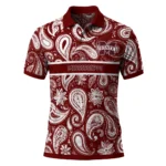 Mississippi State Bulldogs Polo Shirt Customized Paisley Band Maroon Best Selling