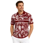 Mississippi State Bulldogs Polo Shirt Customized Paisley Band Maroon Best Selling