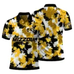 Missouri Tigers Polo Shirt Personalized Pixel Camo Black Best Selling