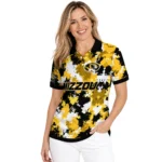 Missouri Tigers Polo Shirt Personalized Pixel Camo Black Best Selling